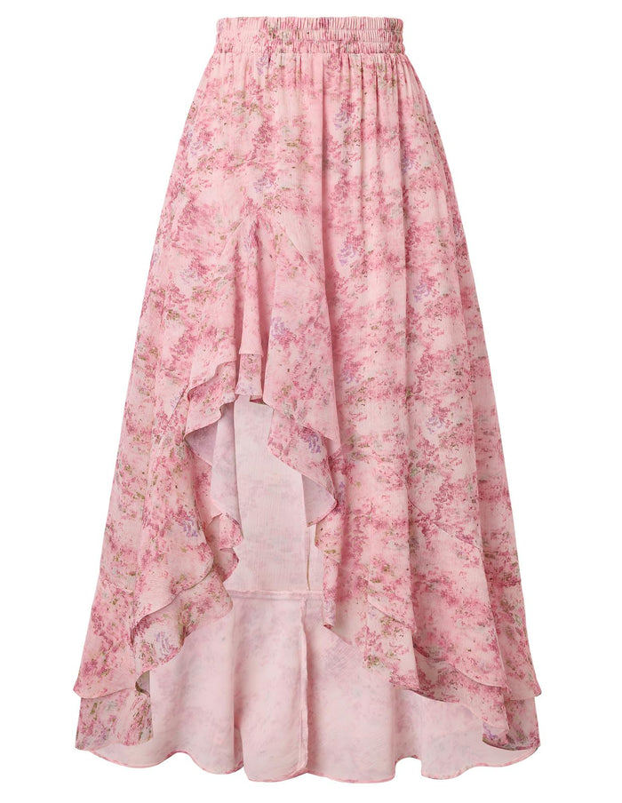 Scarlet Darkness Women's Floral Maxi Skirts Summer Boho Western Skirt
