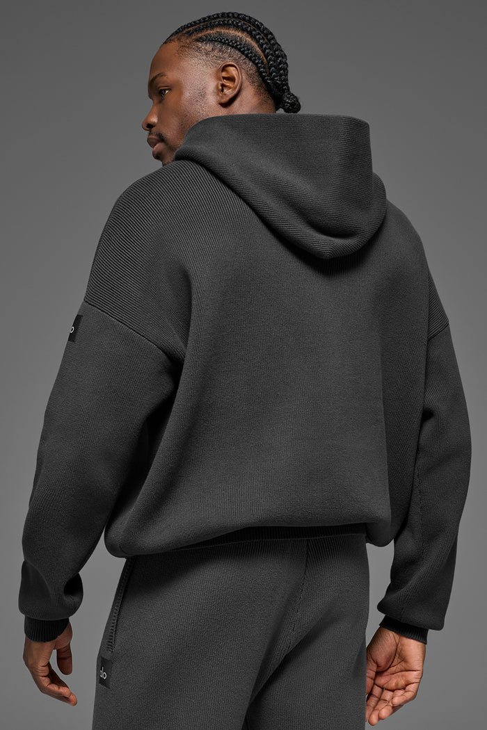 Scholar Hooded Sweater - Anthracite