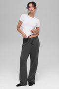 Scholar Straight Leg Sweatpant - Anthracite