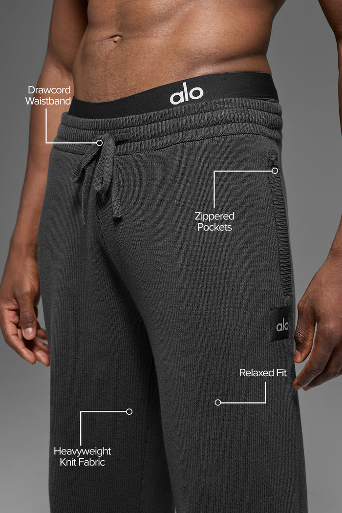 Scholar Straight Leg Sweatpant - Anthracite