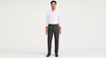 Front view of model wearing Steelhead Signature Iron Free Khakis, Pleated, Classic Fit with Stain Defender® (Big and Tall).
