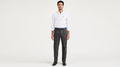 Front view of model wearing Steelhead Signature Iron Free Khakis, Pleated, Classic Fit with Stain Defender®.