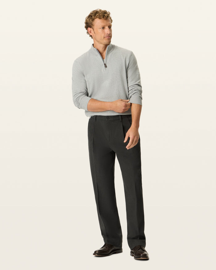Signature Iron Free Khakis, Pleated, Relaxed Fit with Stain Defender®
