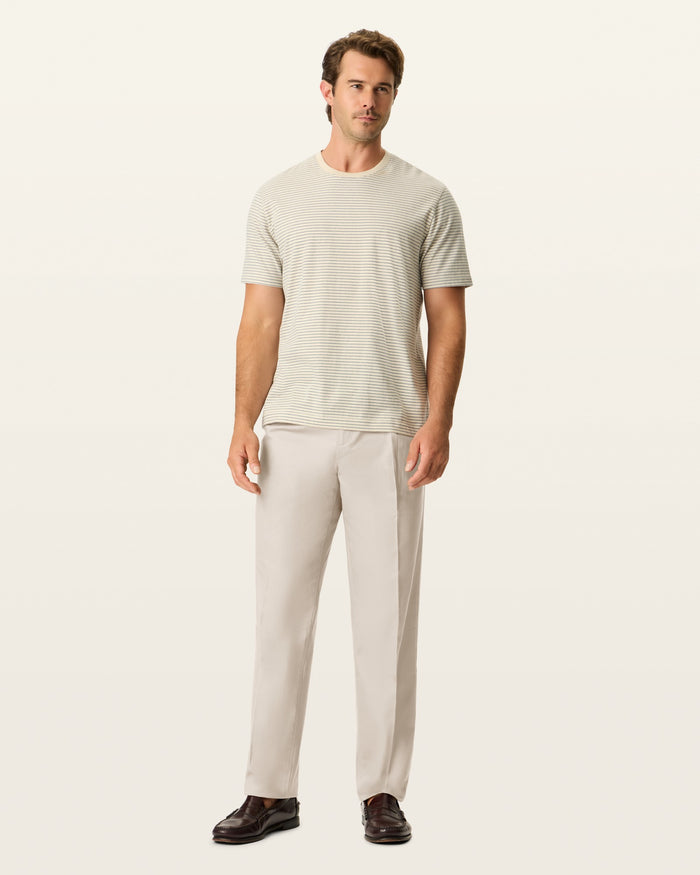 Signature Iron Free Khakis, Pleated, Relaxed Fit with Stain Defender®
