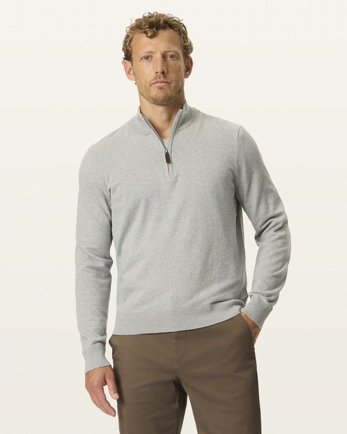 Signature Quarter-Zip Sweater