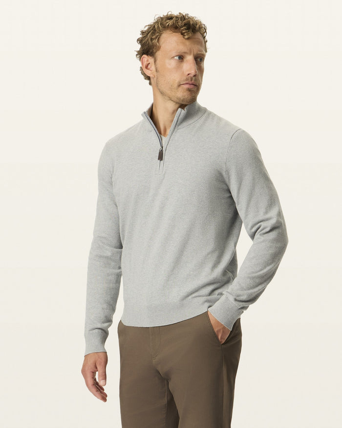 Signature Quarter-Zip Sweater