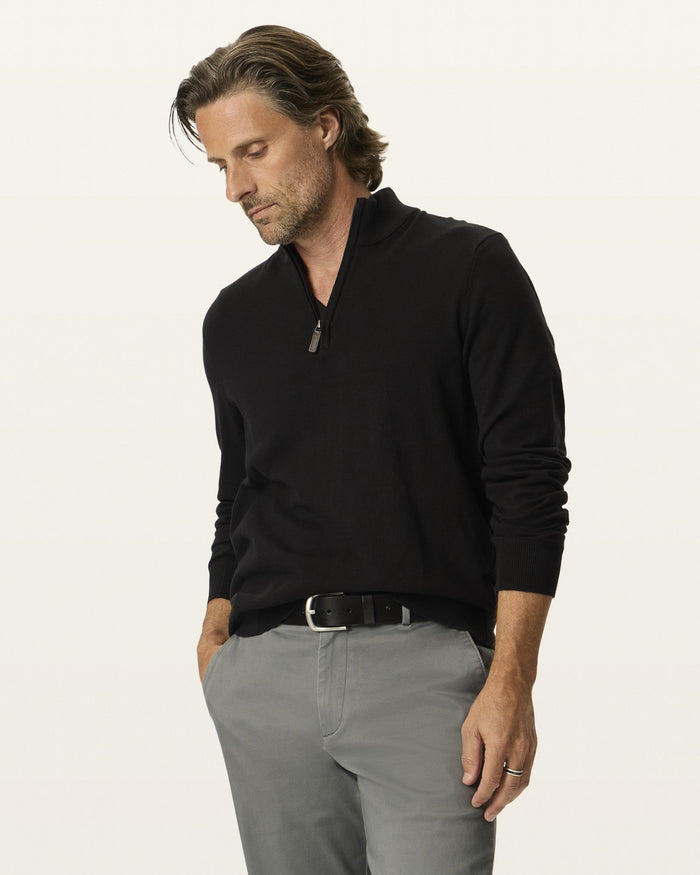 Signature Quarter-Zip Sweater