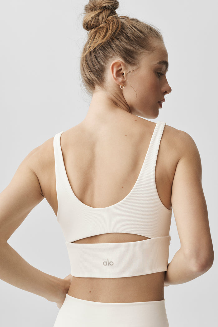 Slit Bra - Ivory