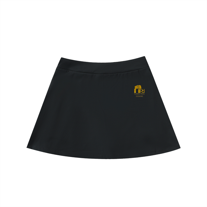 "Sovereign Path" High-Waist A-Line Skirt