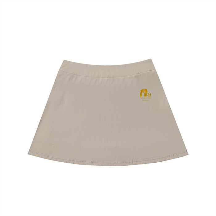 "Sovereign Path" High-Waist A-Line Skirt
