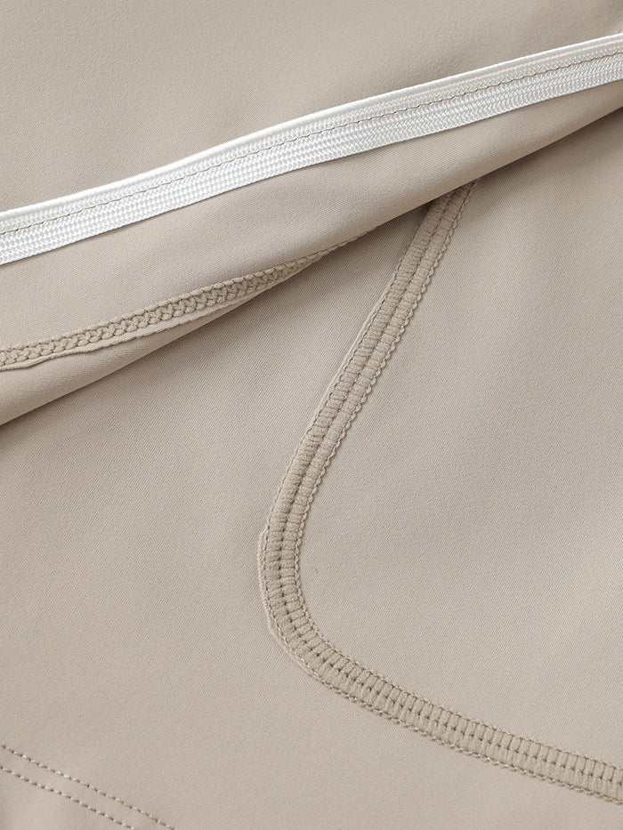 "Sovereign Path" High-Waist A-Line Skirt