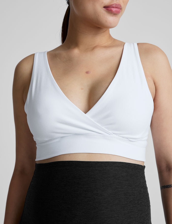 white nursing bra.