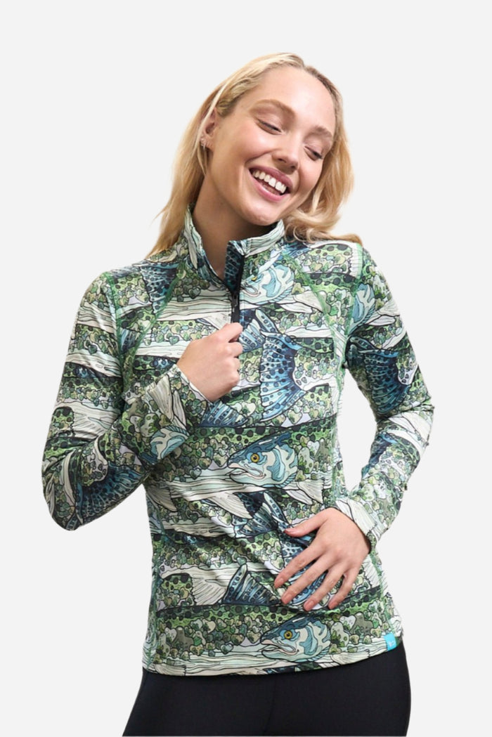 Steel My Heart Thermal 1/4 Zip Top - FisheWear