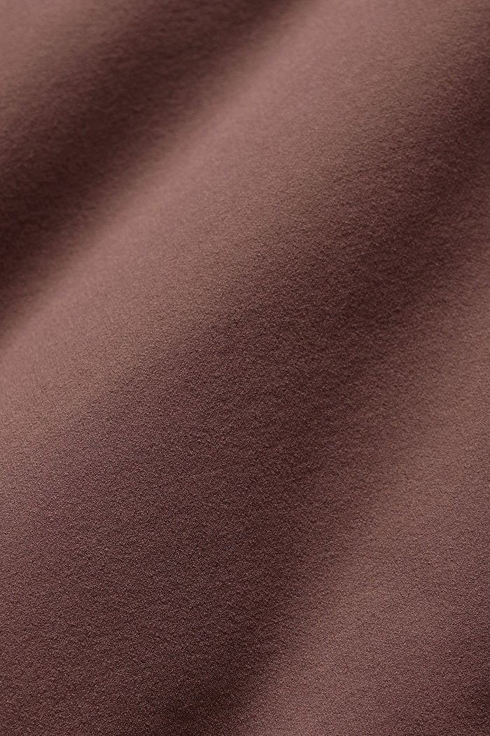 Stretch Woven Street Puffer - Brownstone
