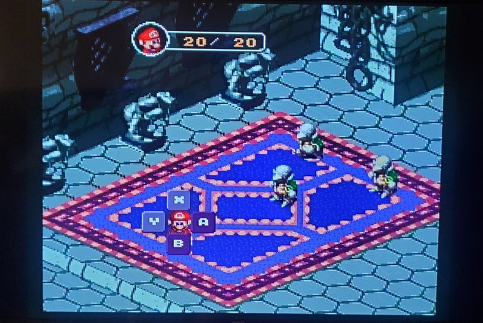 Super Mario RPG SNES Video Game Cartridge Super Nintendo 1996