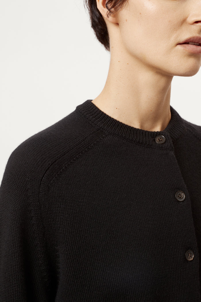 The Merino Wool Boxy Cardigan