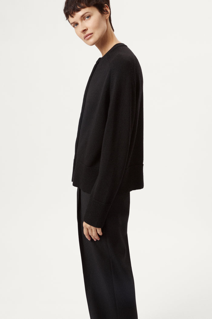 The Merino Wool Boxy Cardigan