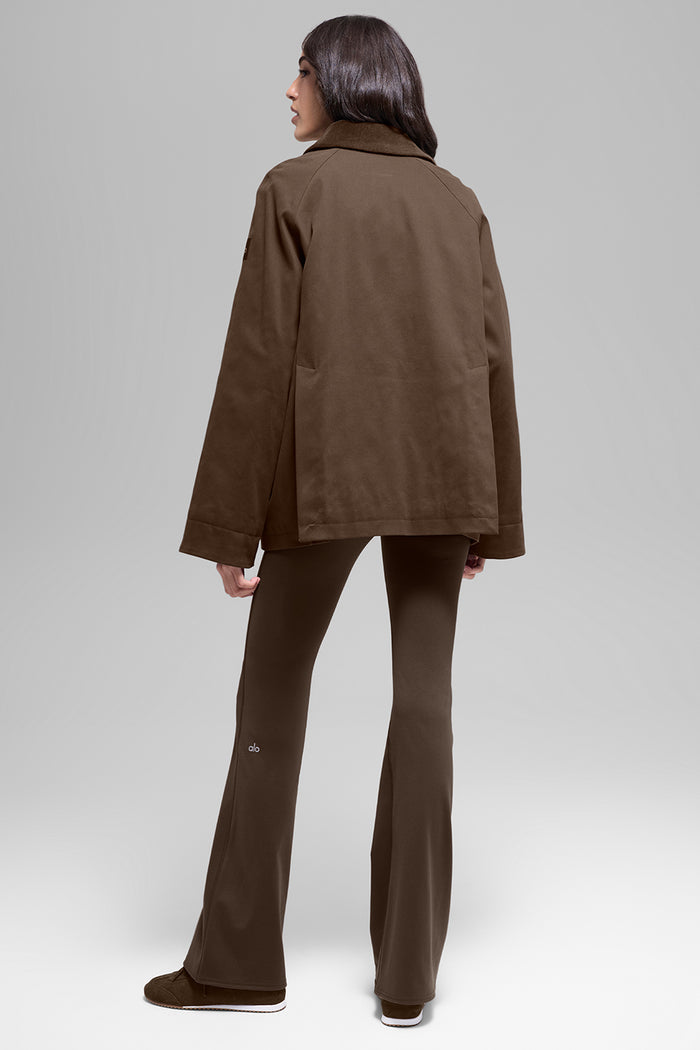 Twill Barn Jacket - Espresso