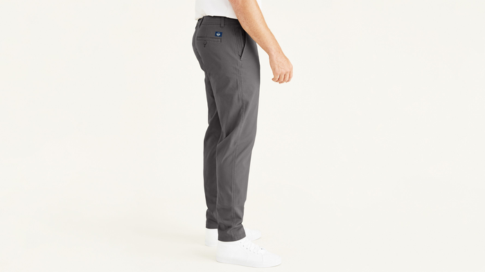 Side view of model wearing Steelhead Ultimate Chinos, Athletic Fit (Big and Tall).