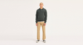 Front view of model wearing New British Khaki Ultimate Chinos, Athletic Fit.