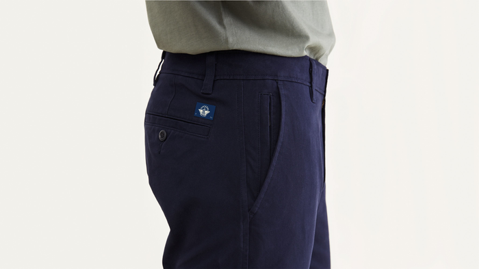 View of model wearing Pembroke Ultimate Chinos, Athletic Fit.