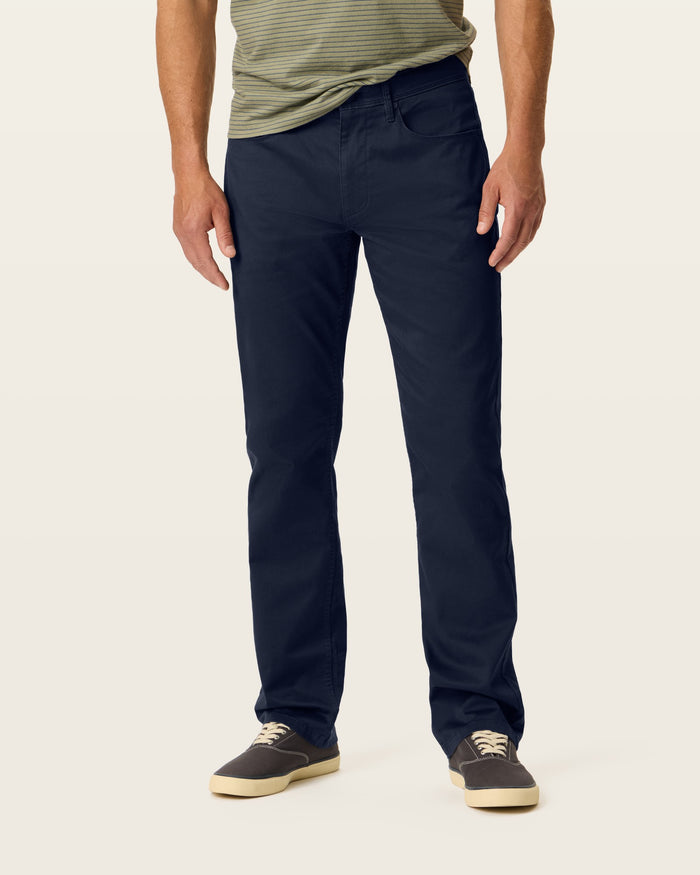 Ultra Soft Sueded 5-Pocket Pant, Straight Fit