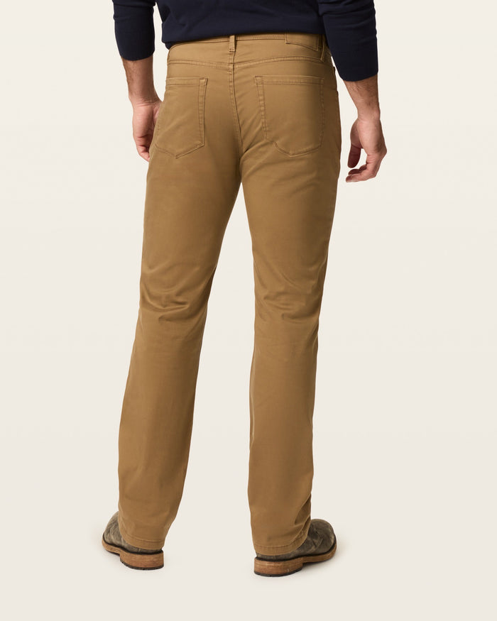 Ultra Soft Sueded 5-Pocket Pant, Straight Fit