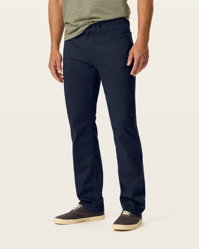 Ultra Soft Sueded 5-Pocket Pant, Straight Fit