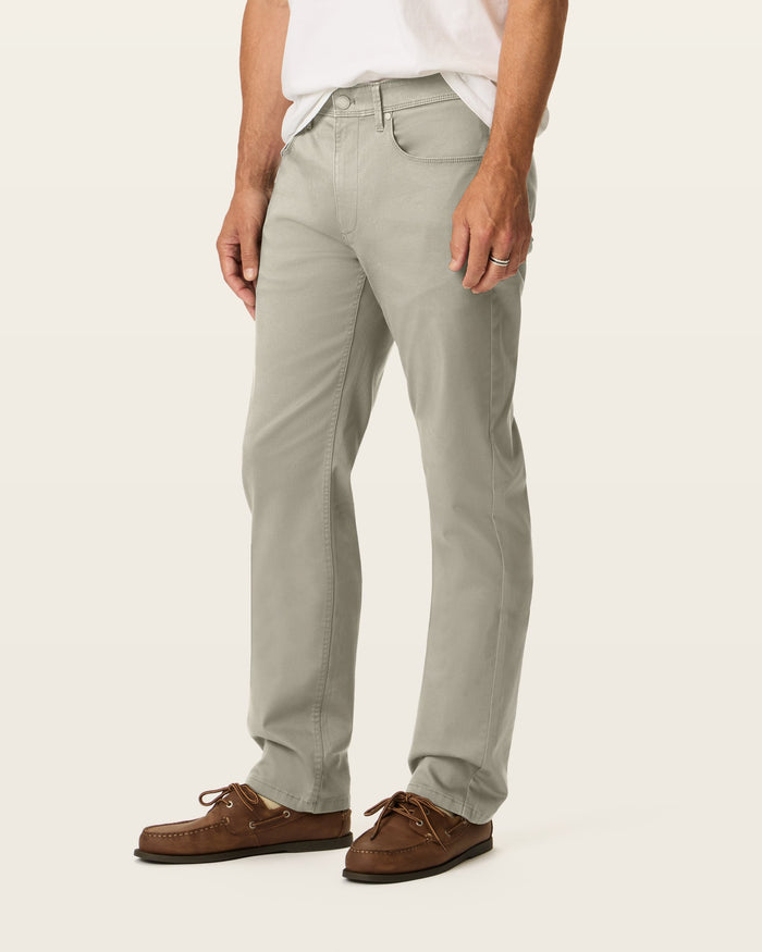 Ultra Soft Sueded 5-Pocket Pant, Straight Fit
