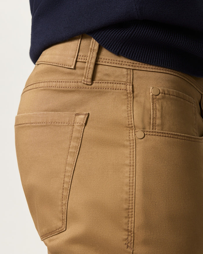 Ultra Soft Sueded 5-Pocket Pant, Straight Fit
