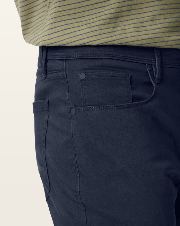 Ultra Soft Sueded 5-Pocket Pant, Straight Fit