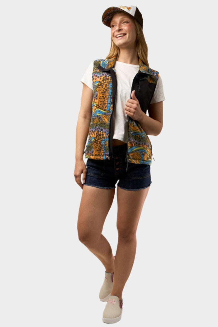 Unbound Brown Fleece Vest - FisheWear