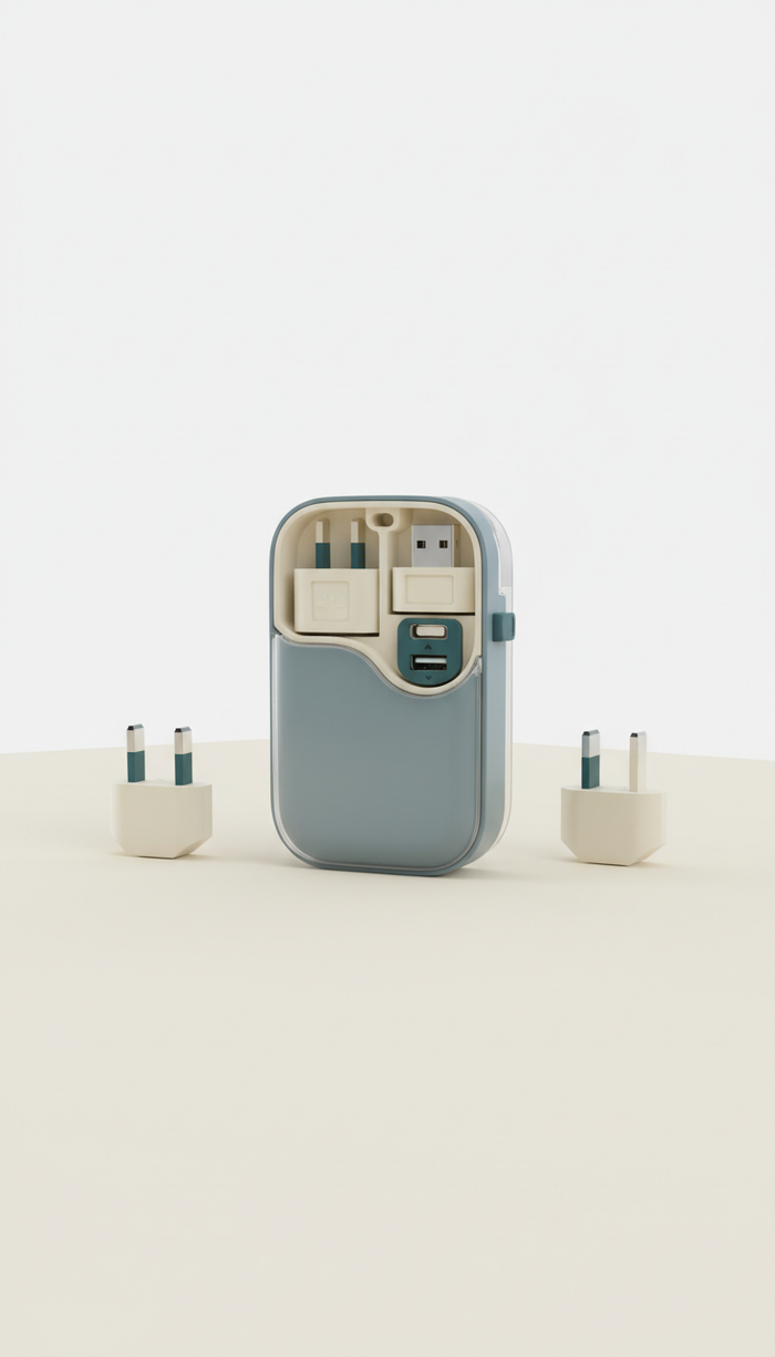 Universal Travel Adapter with USB-C Fast Charge