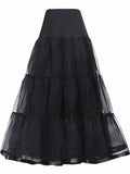 VanRose Women's Ankle Length Petticoat Bridal Wedding Slip Hoopless Crinoline Underskirt