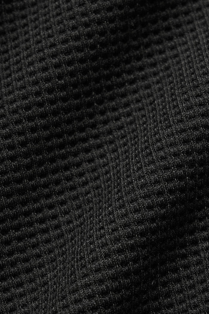 Waffle Lounge Jogger - Black