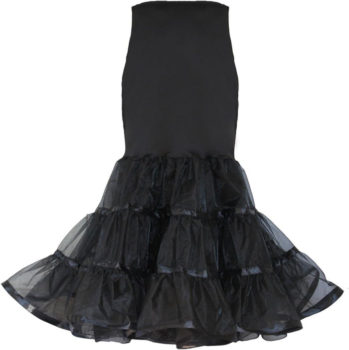 Women Mermaid Petticoat Fishtail Underskirt Trumpet Crinoline for Mermaid Wedding Dress