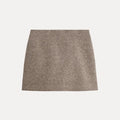 Women's Brown A-Line Midi Skirt