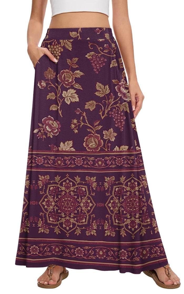 Deep Purple Floral / Small