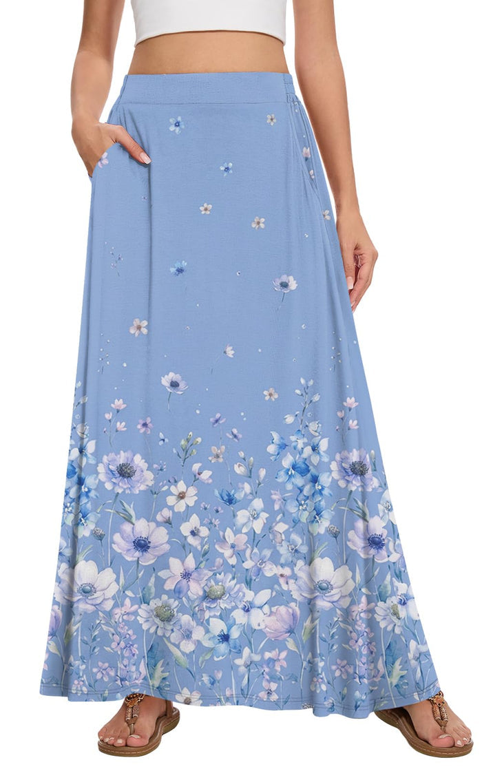 Dusty Blue Floral / Small