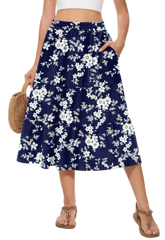 White Ditsy Floral / Small