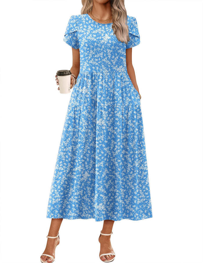 Blue Floral / Small