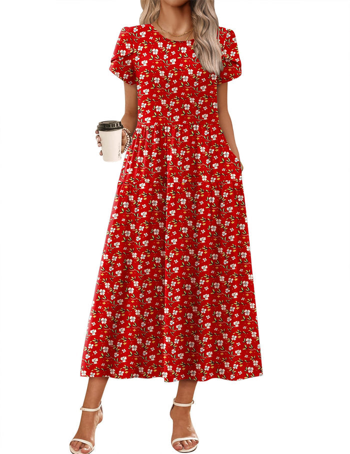 Red Floral / Small