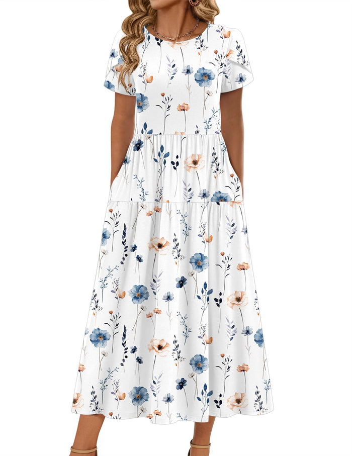 White Floral / Small