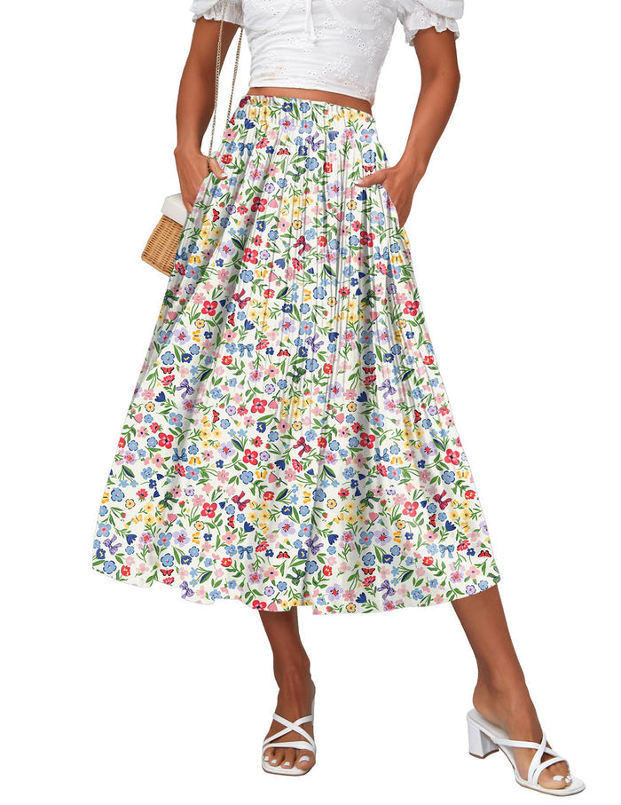 Beige Floral / Small