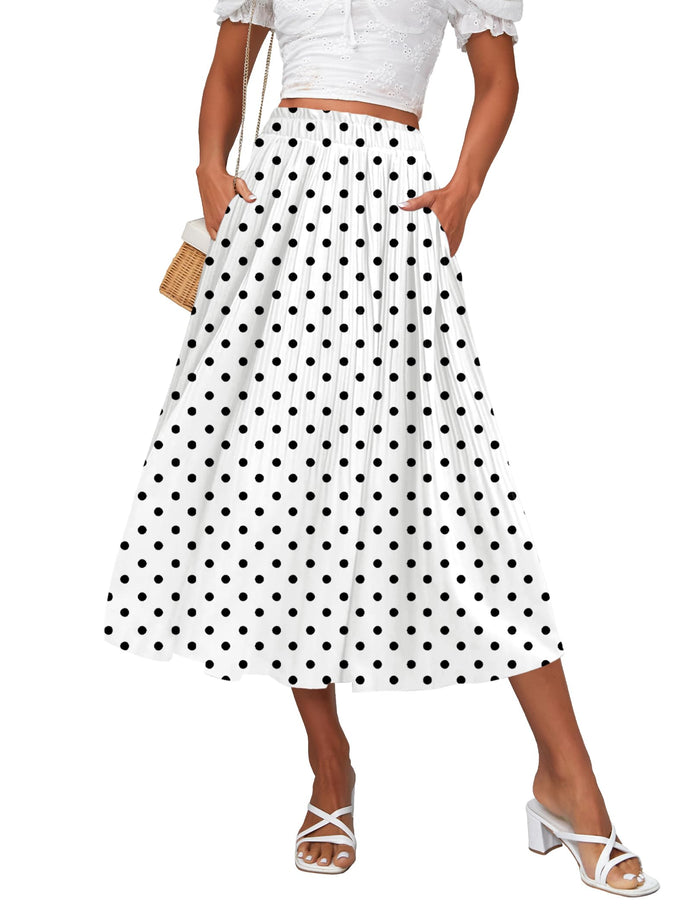 White Polka Dot / Medium