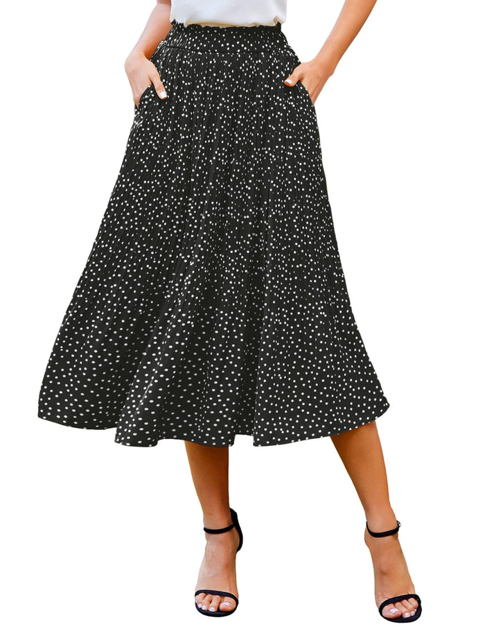 03-blcack Floral / Small