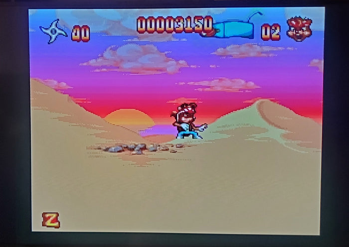 Zero the Kamikaze Squirrel SNES Video Game Super Nintendo 1994